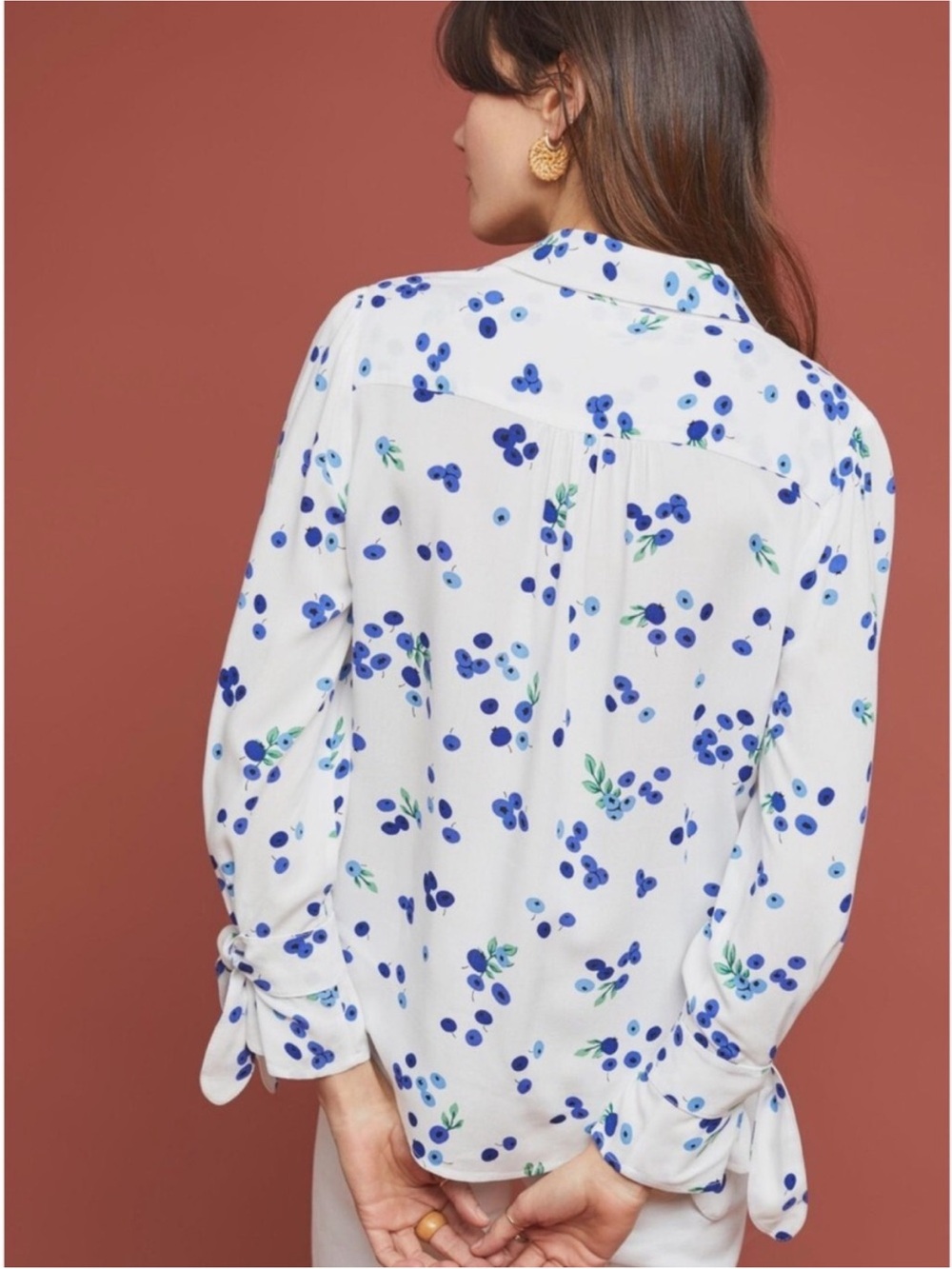 Maeve Blithe Button-Down Blouse - Picture 3 of 9